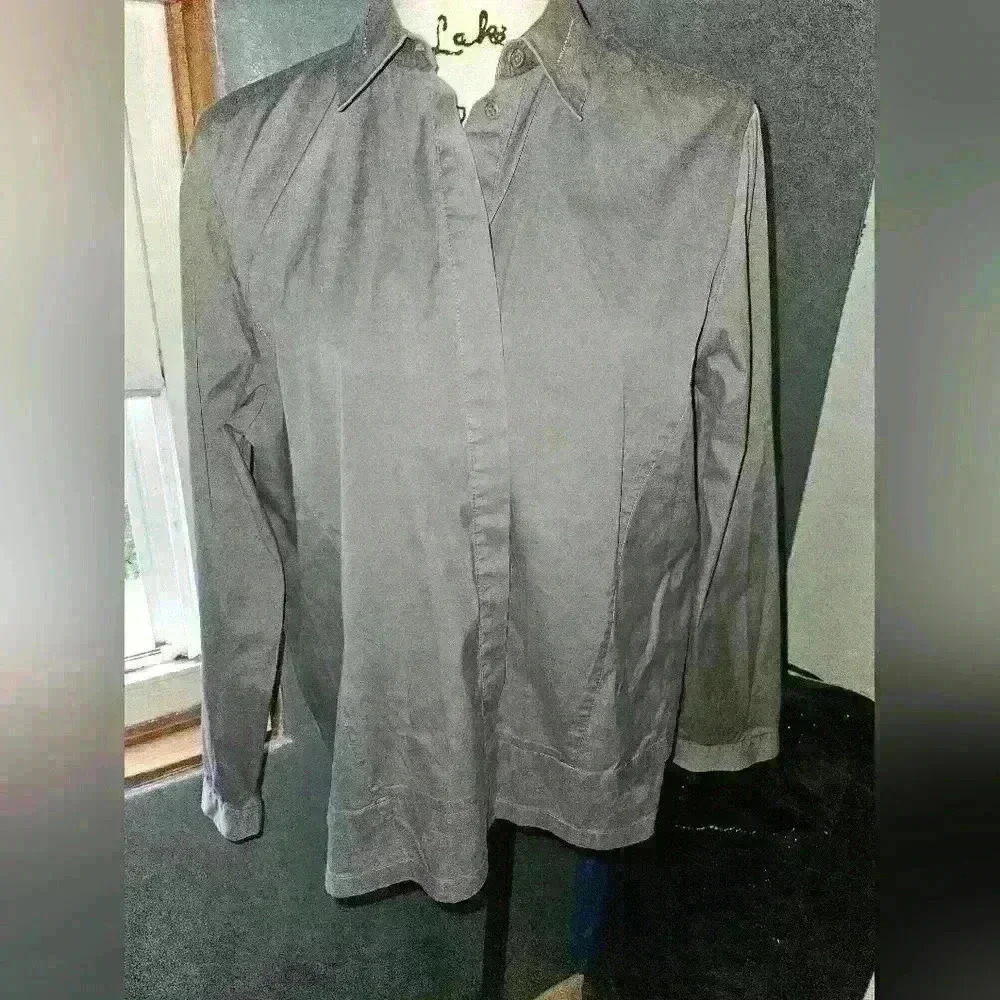 Lafayette 148 New York Womans Blouse Size XL Petite